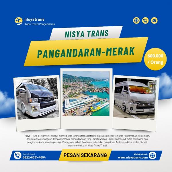 Travel Pangandaran - Merak Termurah 